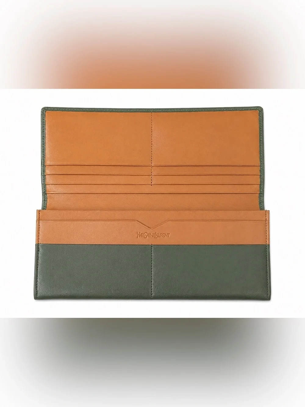 vintage Yves Saint Laurent (YSL) Long Wallet or Slim Clutch